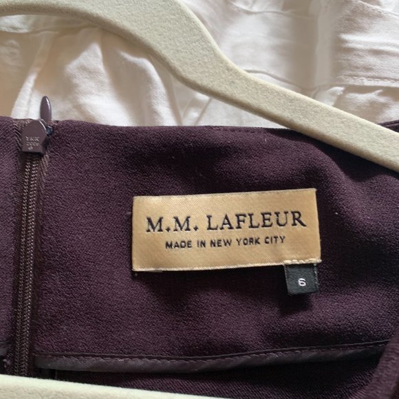 MM LaFleur Alexandra Dress, Size 6, Deep Purple - Picture 4 of 4